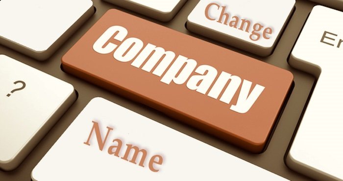 Change company name